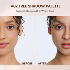 JUDYDOLL palette being applied to cheek illustrating sculpting benefit and subtle definition