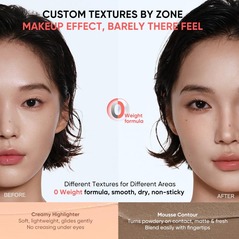 JUDYDOLL applying contour to cheek to sculpt and enhance cheekbone definition