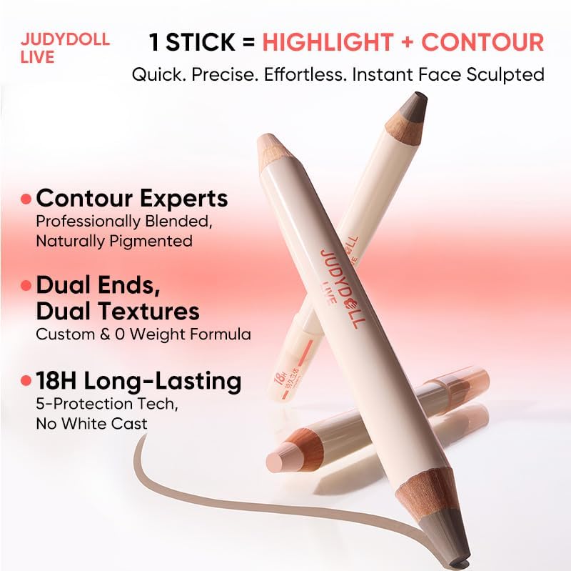JUDYDOLL shade swatches on arm demonstrating true color payoff and blendability