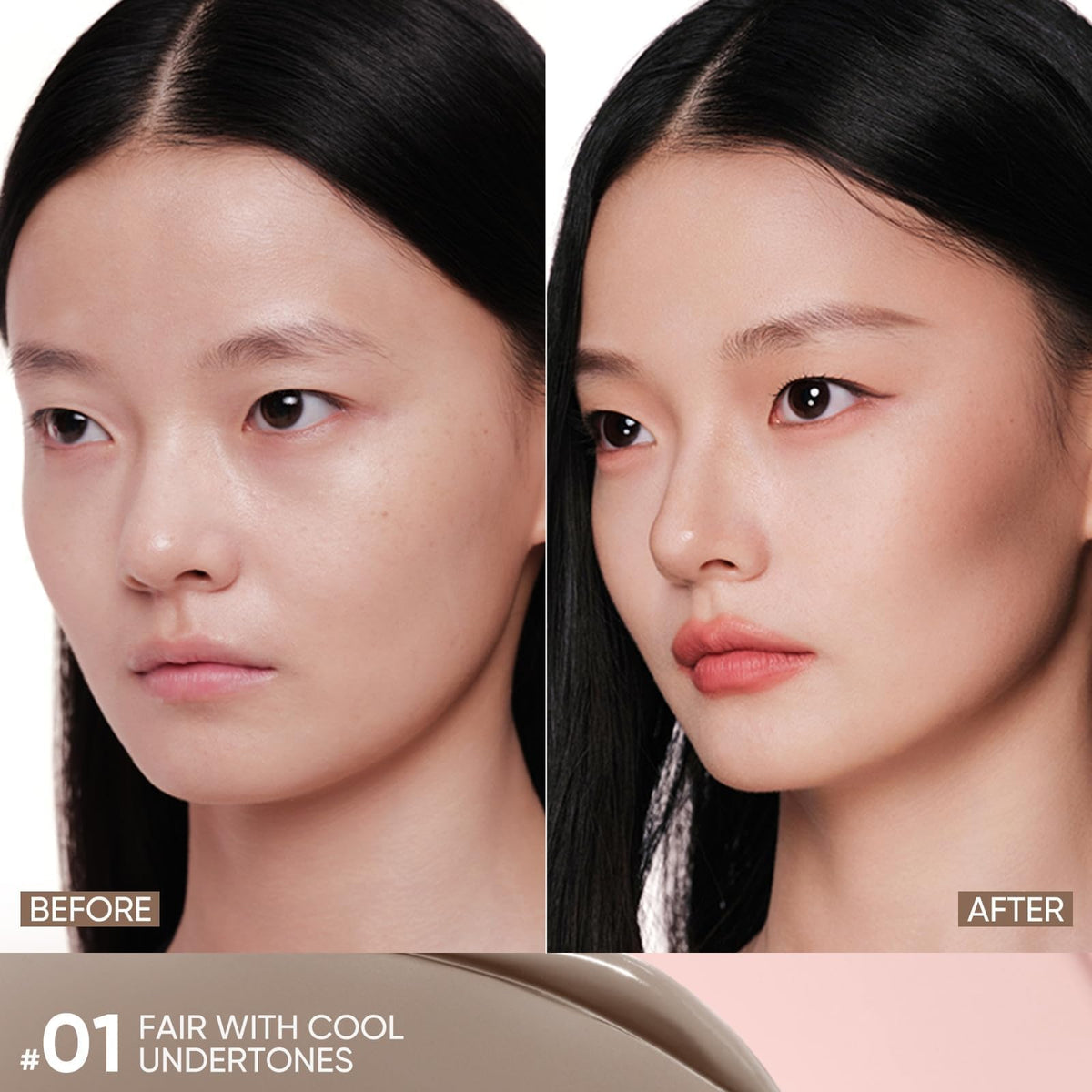 JUDYDOLL swatched texture on skin for seamless blendability