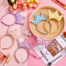Juexica multi-color spread of crowns ideal for group photo coordination