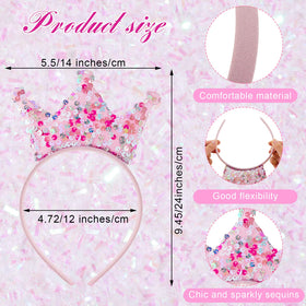Juexica side profile of crown headband demonstrating comfortable fit
