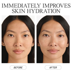 Juice Beauty application on hand showing lightweight absorbency
