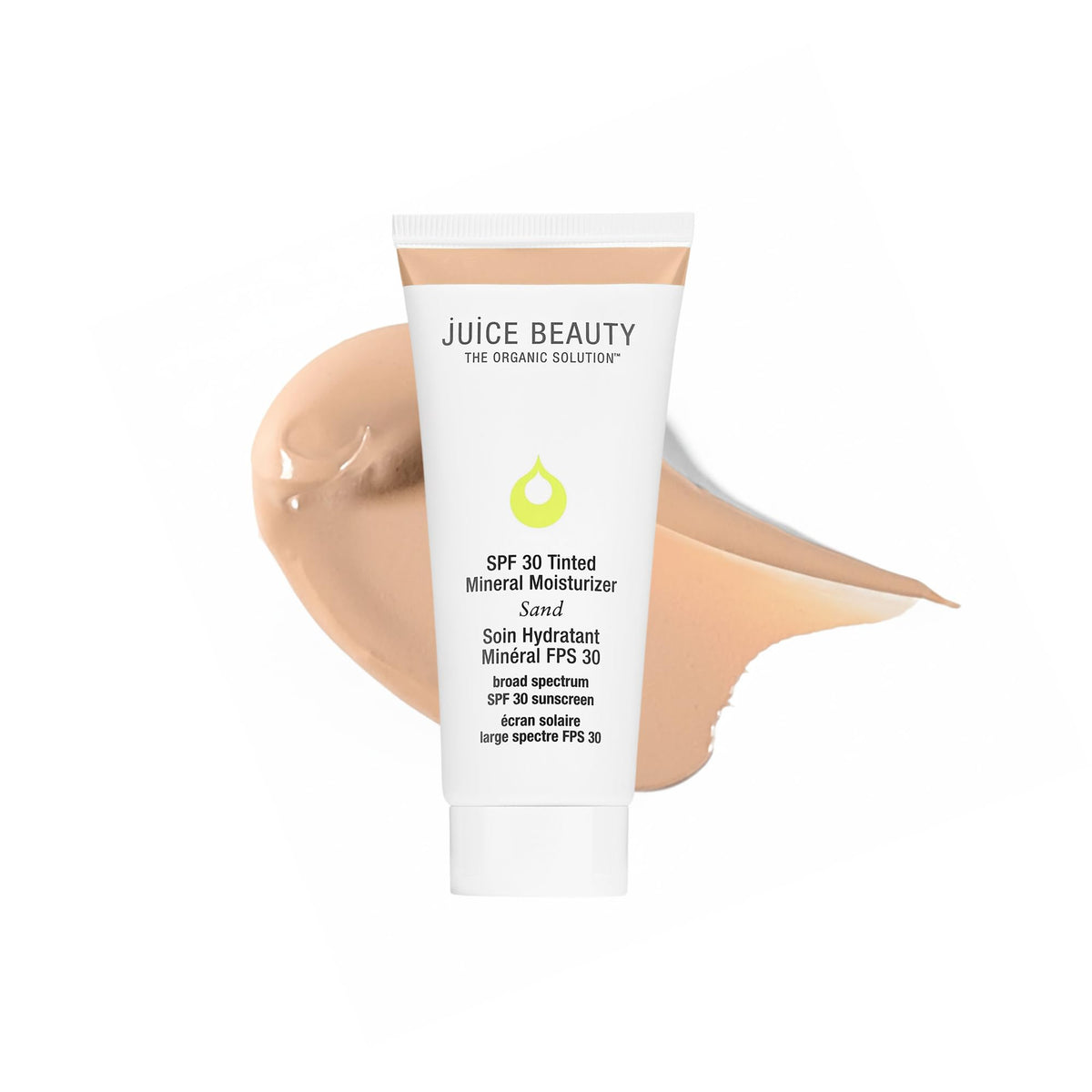 Juice Beauty front packaging showing SPF 30 BB cream and clear labeling, simplifies routine