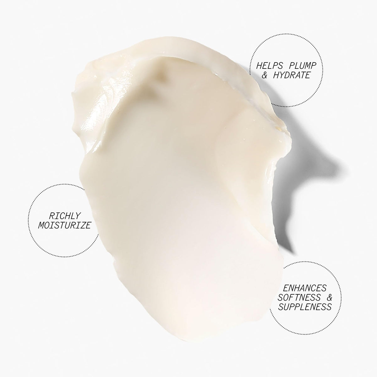 Juice Beauty cream texture closeup highlighting creamy hydration benefit
