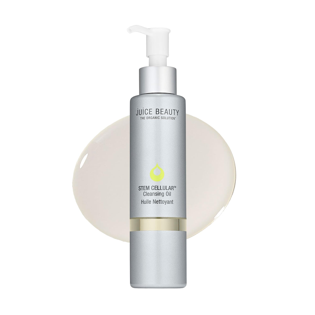 Juice Beauty front bottle showing label and recycled packaging benefit