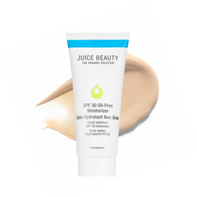 Juice Beauty front packaging showing 60ml tube and clear SPF labeling