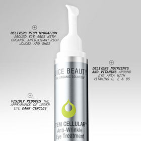 Juice Beauty gel-cream texture spread on skin demonstrating hydration