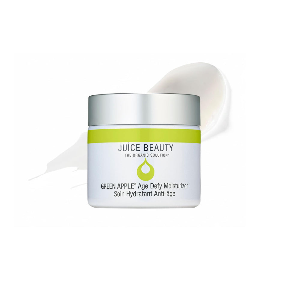 Juice Beauty front packaging showing product and clean ingredients benefits