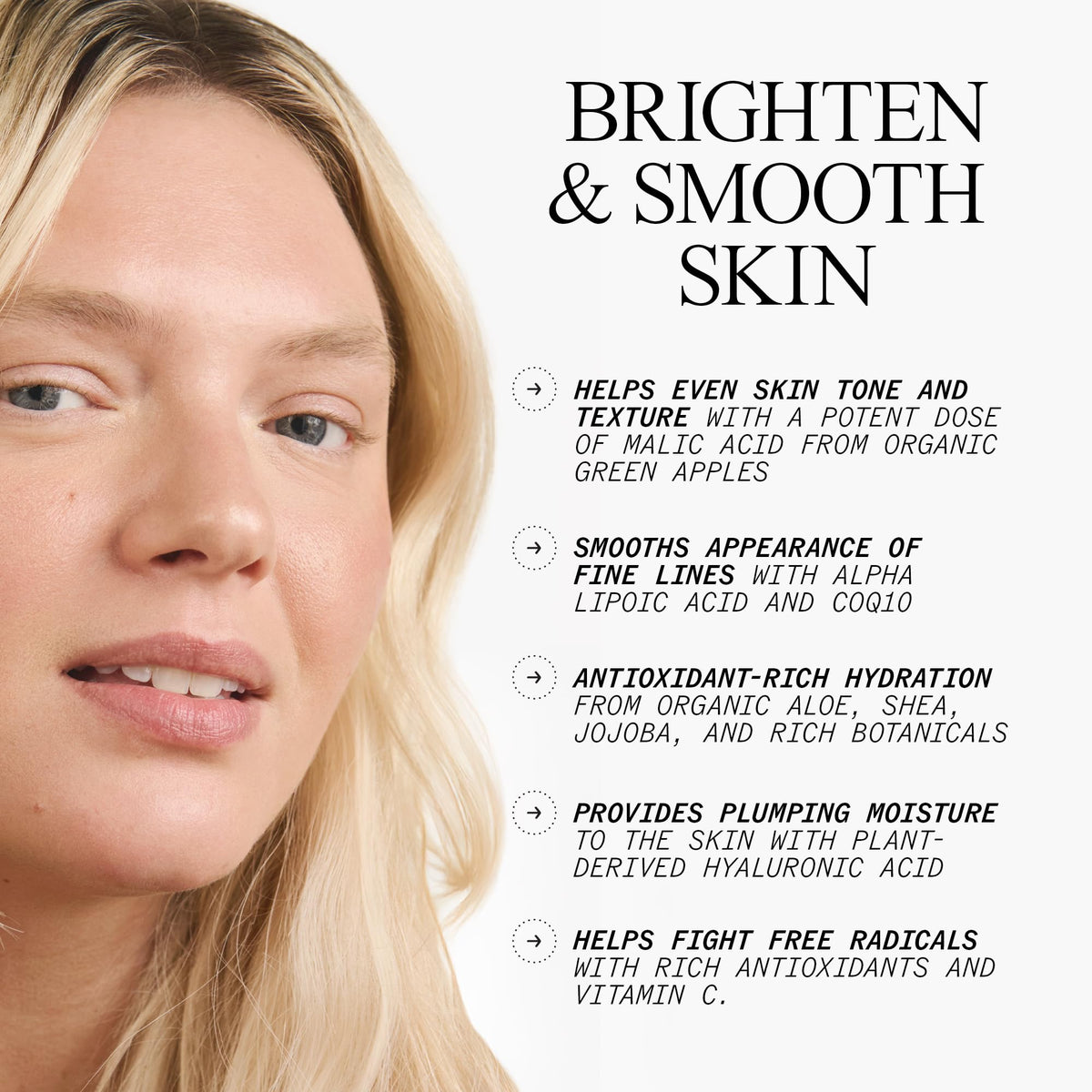 Juice Beauty dispensing moisturizer to show easy application and control