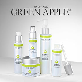 Juice Beauty label close-up displaying active ingredients, clarifies formulation benefit