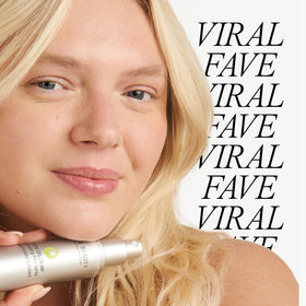 Juice Beauty in bathroom routine setting showing quick at-home peel benefit