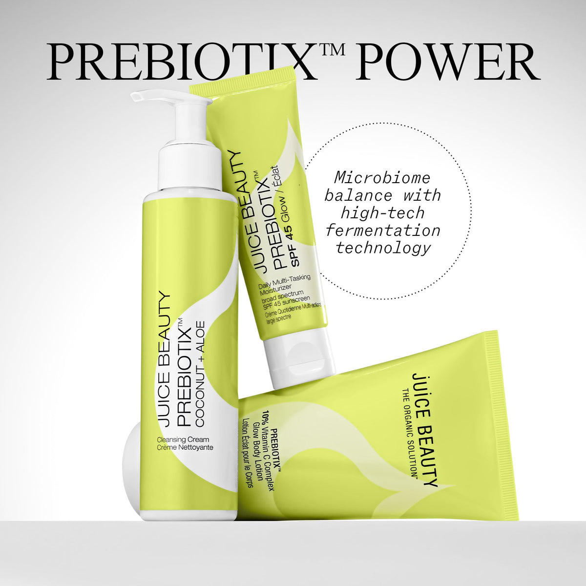 Juice Beauty in morning routine setting showing easy multi-tasking and glow benefit