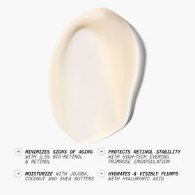Juice Beauty label close-up highlighting bio-retinol and ingredients