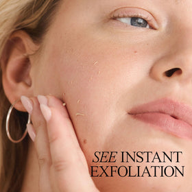 Juice Beauty spray action captured mid-spray showing easy application benefit