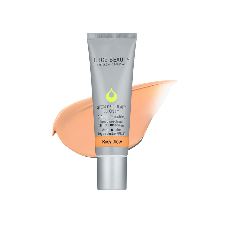 Juice Beauty front packaging showing SPF 30 and rosy glow benefits