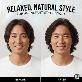 JUJU CHAN before and after waves showing improved volume and definition