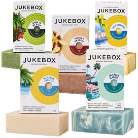 JUKEBOX front packaging 5-pack showing variety and natural benefits