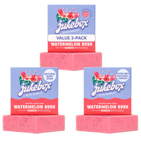 JUKEBOX front packaging showing Watermelon Rush and 3-pack benefit