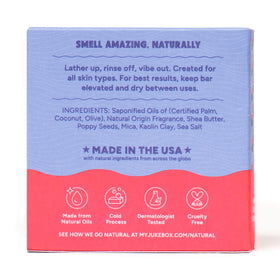 JUKEBOX kaolin clay and natural oils display showing nourishing blend
