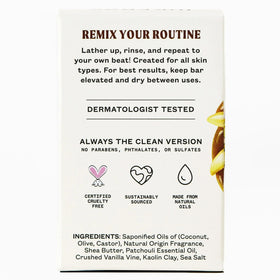 JUKEBOX soap in a styled bathroom scene showing lifestyle use and fragrant ambience benefit