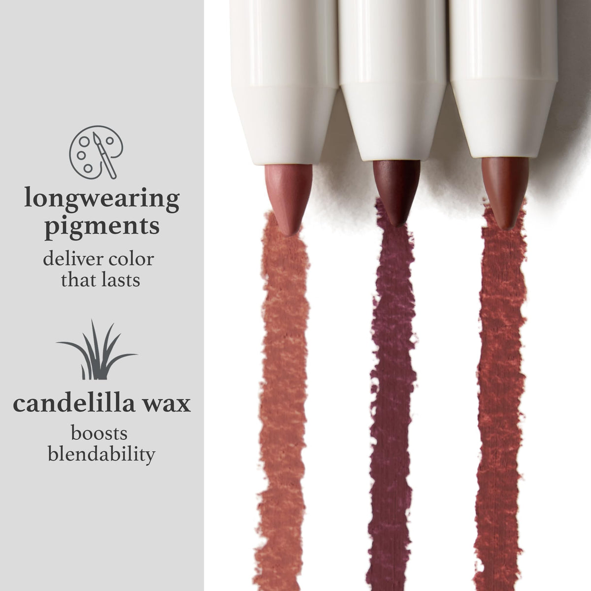 Julep Black Cherry lined lips closeup showing defined edges and long wear