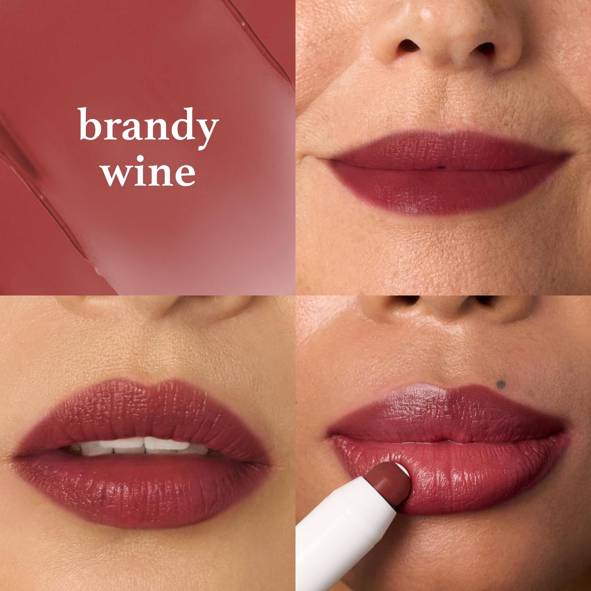 Julep open twist revealing balm tip for smooth precise application