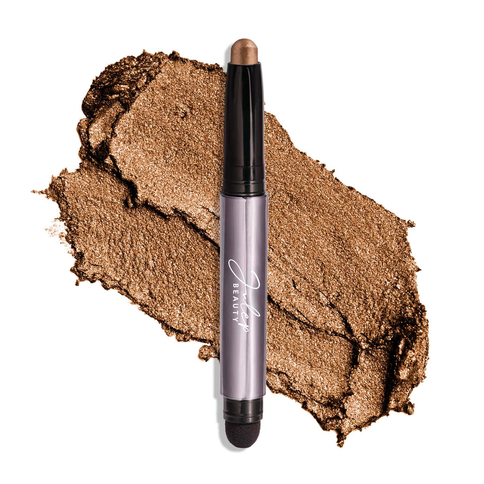 Julep front packaging showing bronze shimmer stick and brand benefit