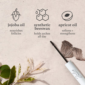 Julep stroke swatch on skin showing taupe buildable color and blending