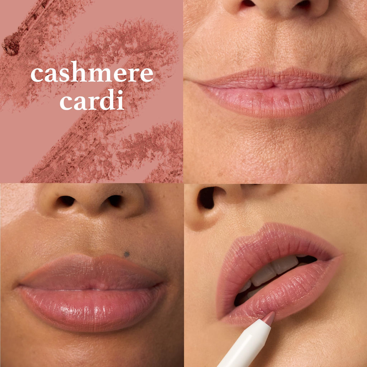 Julep Cashmere Cardi tip close-up showing creamy texture for smooth application