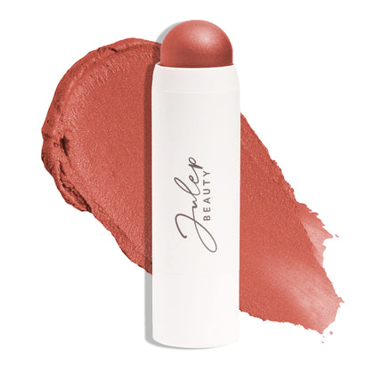 Julep front packaging showing Desert Rose shade and benefit: portable color