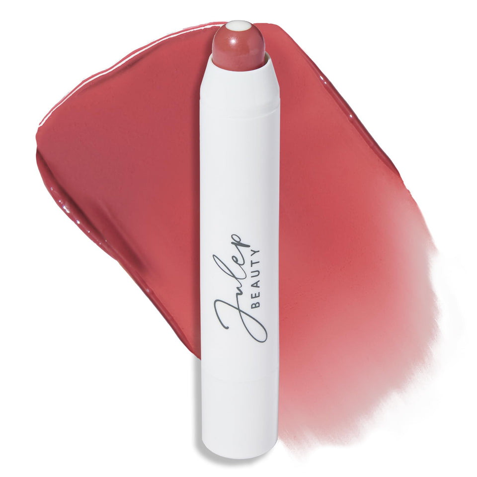 Julep dusty orchid front packaging showing shade and sheen benefit