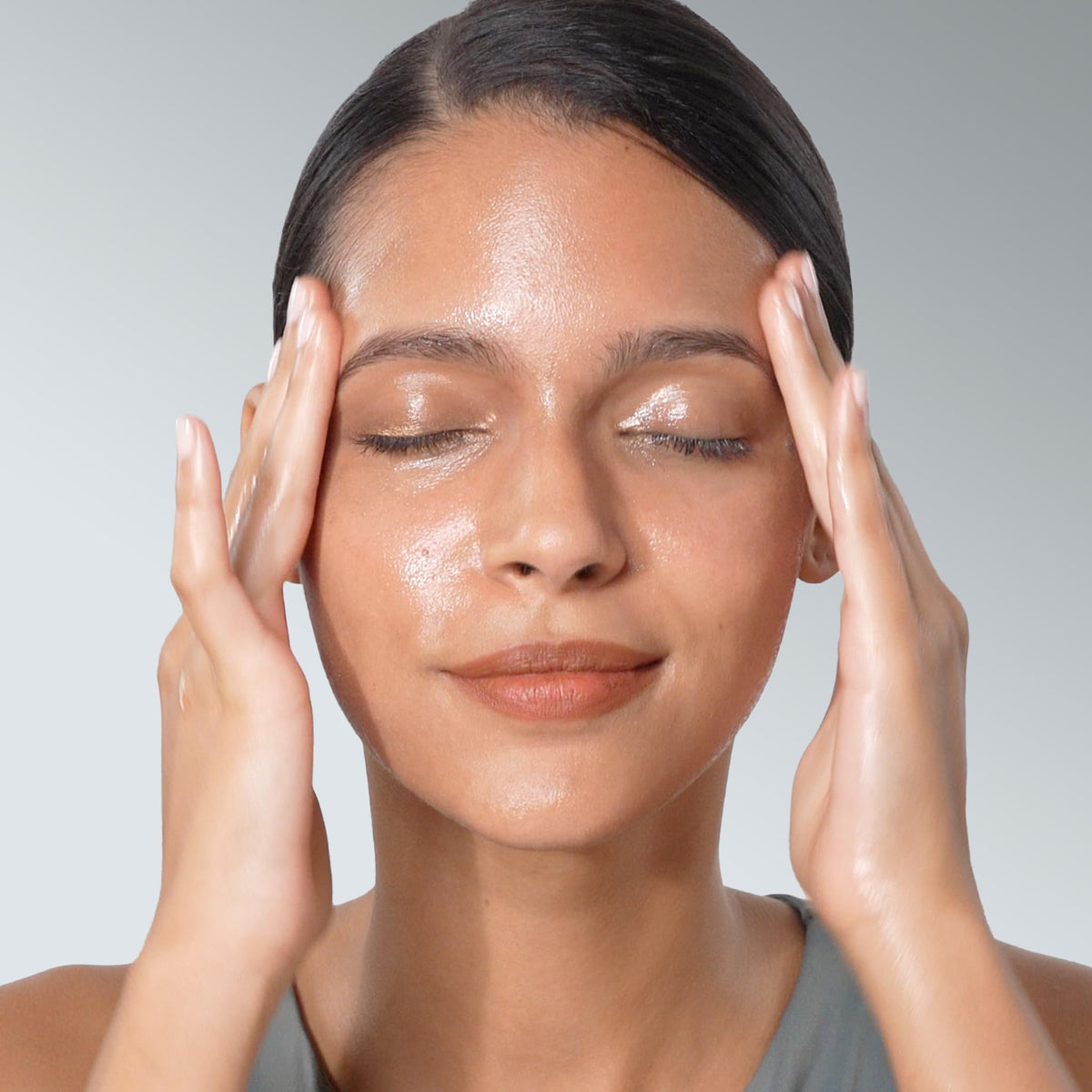 Julep emulsifying oil with water, shows rinsing clean without residue