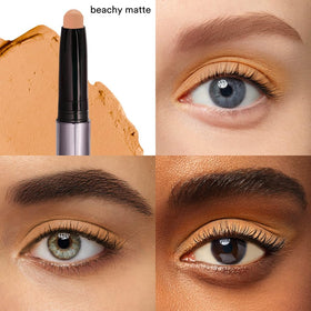 Julep swatch on skin demonstrating Beachy Matte finish and blendability