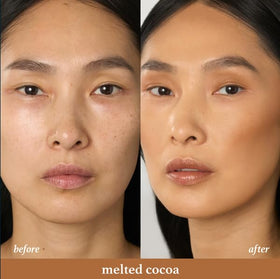 Julep bronzer stick with cap removed revealing creamy tip for precise use benefit