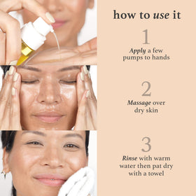 Julep rosehip oil ingredient bottle, highlights nourishing oil benefits