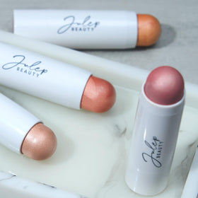 Julep trio inside a small bag, travel-and-touch-up convenience benefit