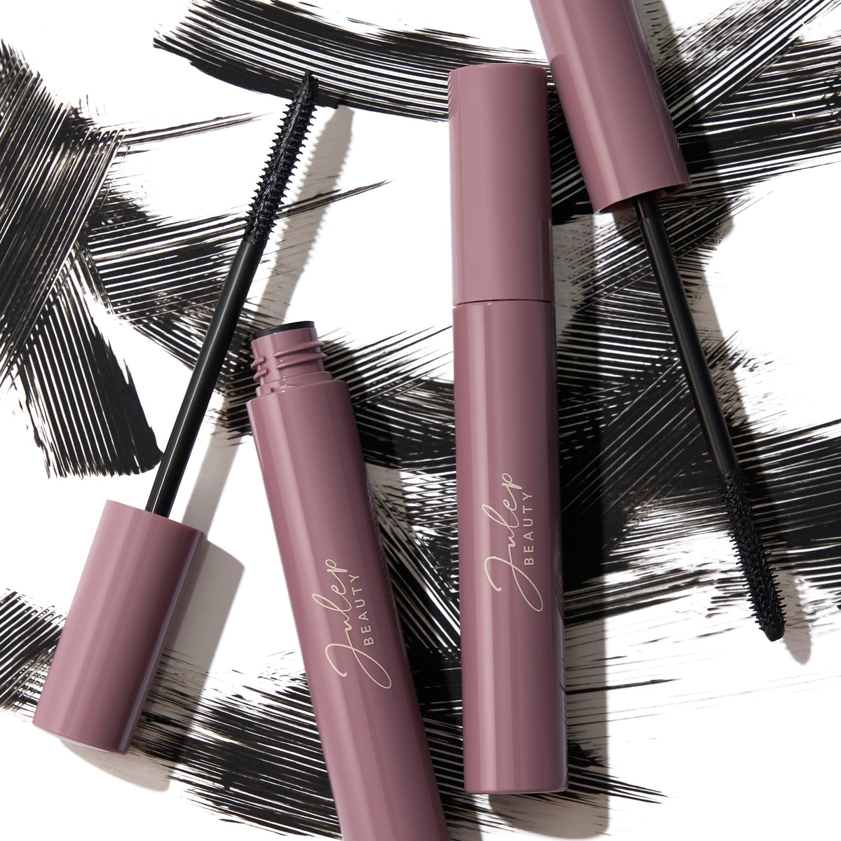 Julep mascara on vanity scene suggesting daily routine and polished lashes