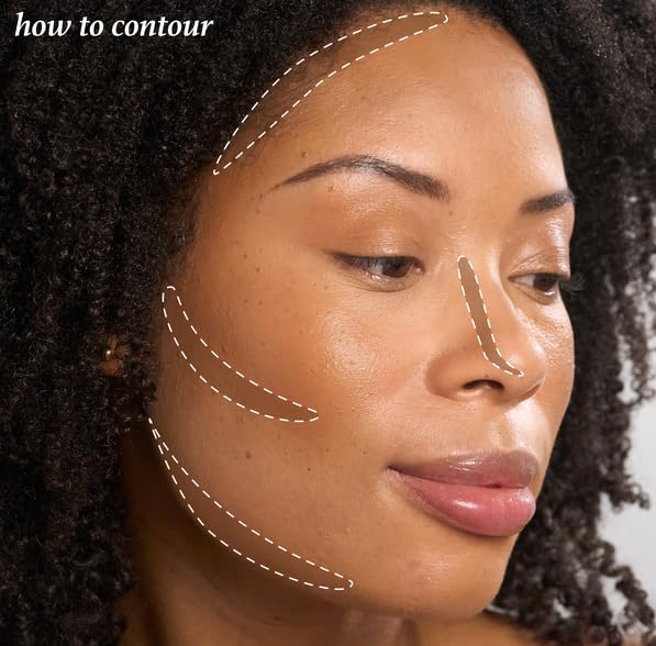 Julep bronzer being blended with fingertips for quick, seamless application