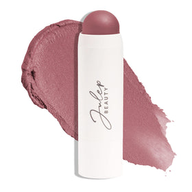 Julep front packaging of muted mauve stick showing compact design and label benefits