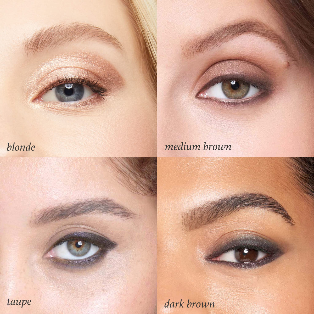 Julep on-model closeup showing softly defined, tinted brows
