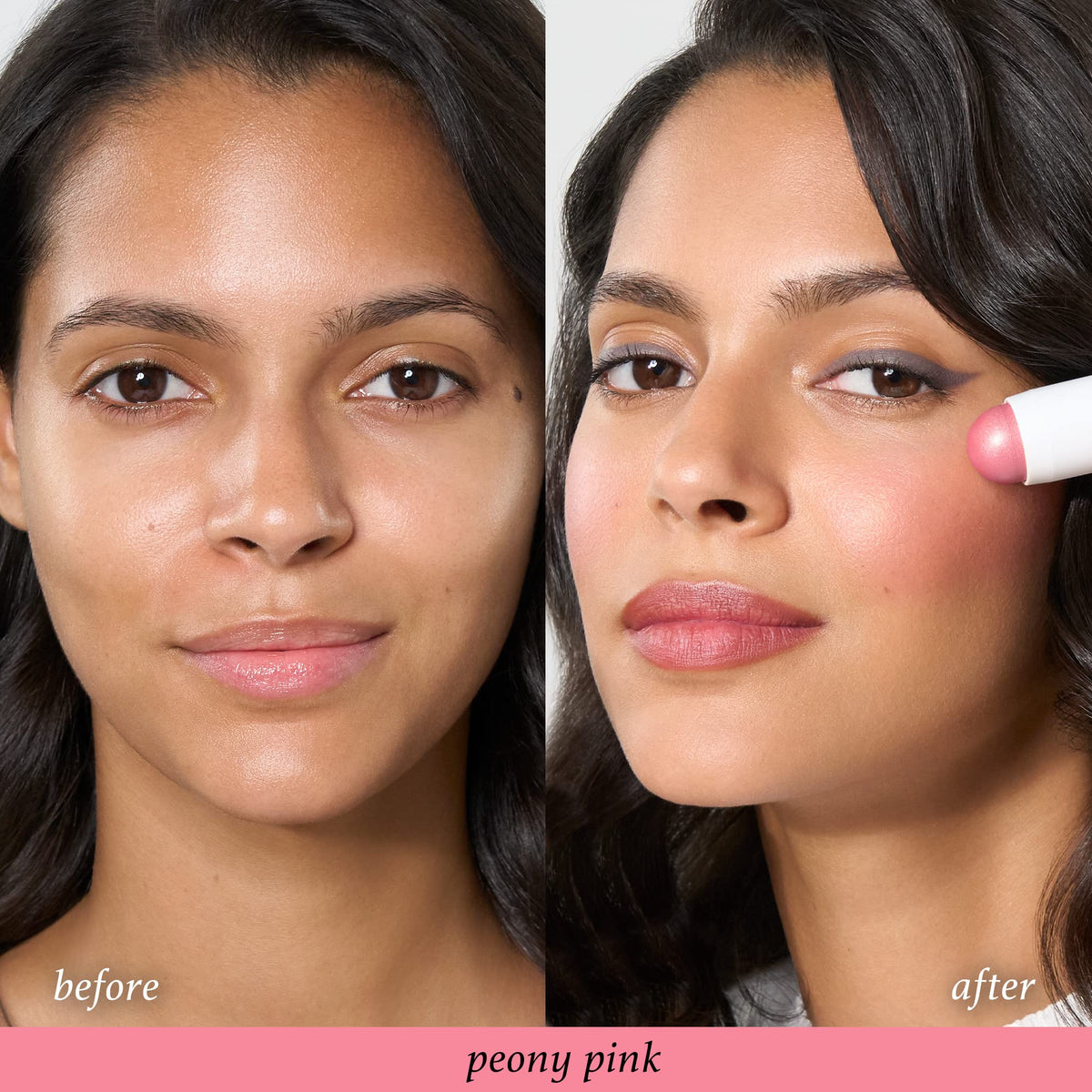 julep cheek application demonstrating effortless fingertip blending for radiant cheeks