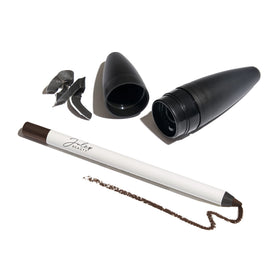Julep rich brown eyeliner pencil front packaging showing product and shade for easy identification and bold color