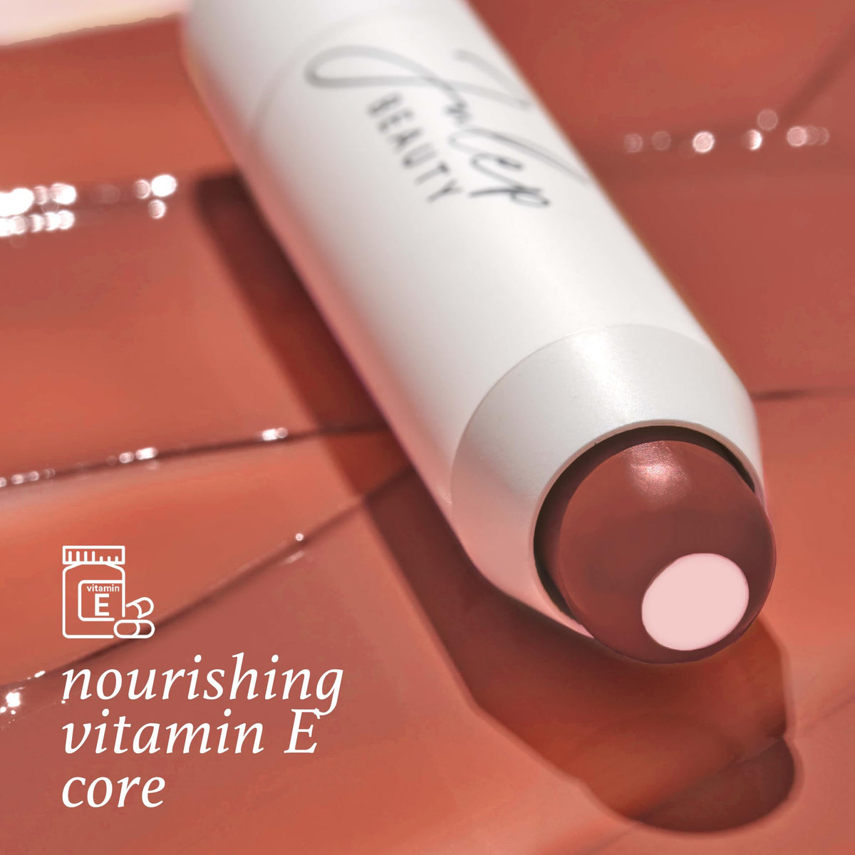 Julep texture close-up showing creamy balm and hydrating appearance benefit