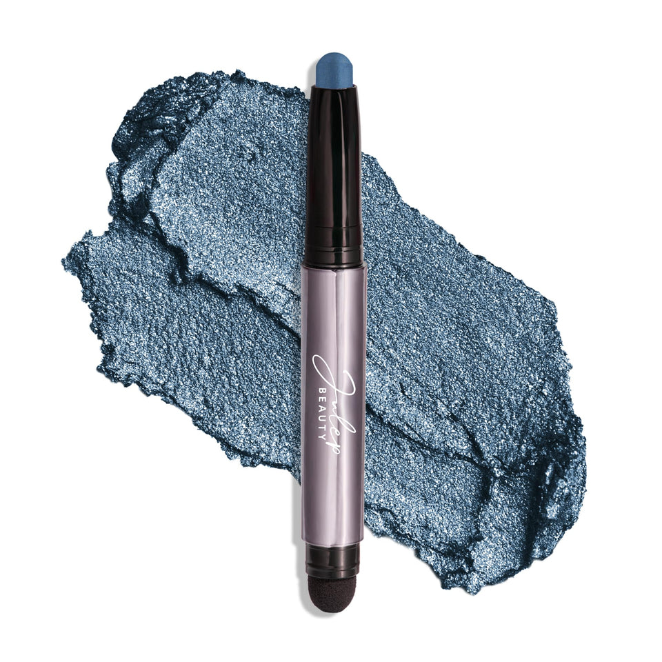 Julep front packaging showing sleek stick and shade, convenient travel-friendly design