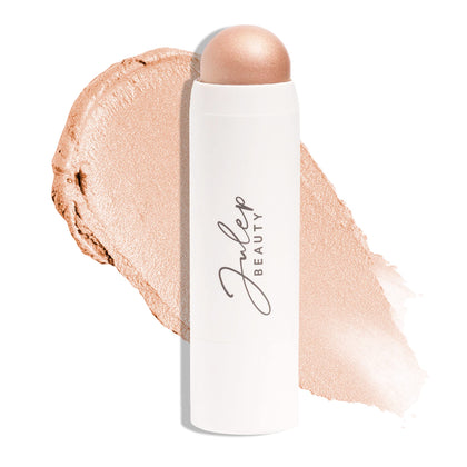 Julep highlighter stick front view showing compact design and easy application