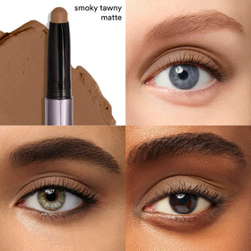 Julep close-up of built-in smudger tip displaying blending tool and quick application benefit