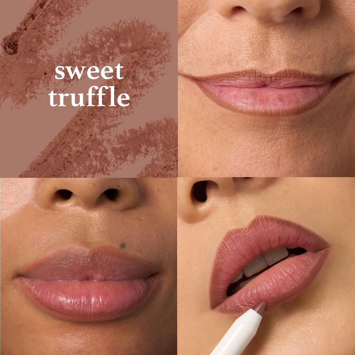 Julep Sweet Truffle close-up of retractable tip with smooth glide benefit