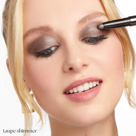 Julep application on eyelid showing even shimmer and crease-resistant wear