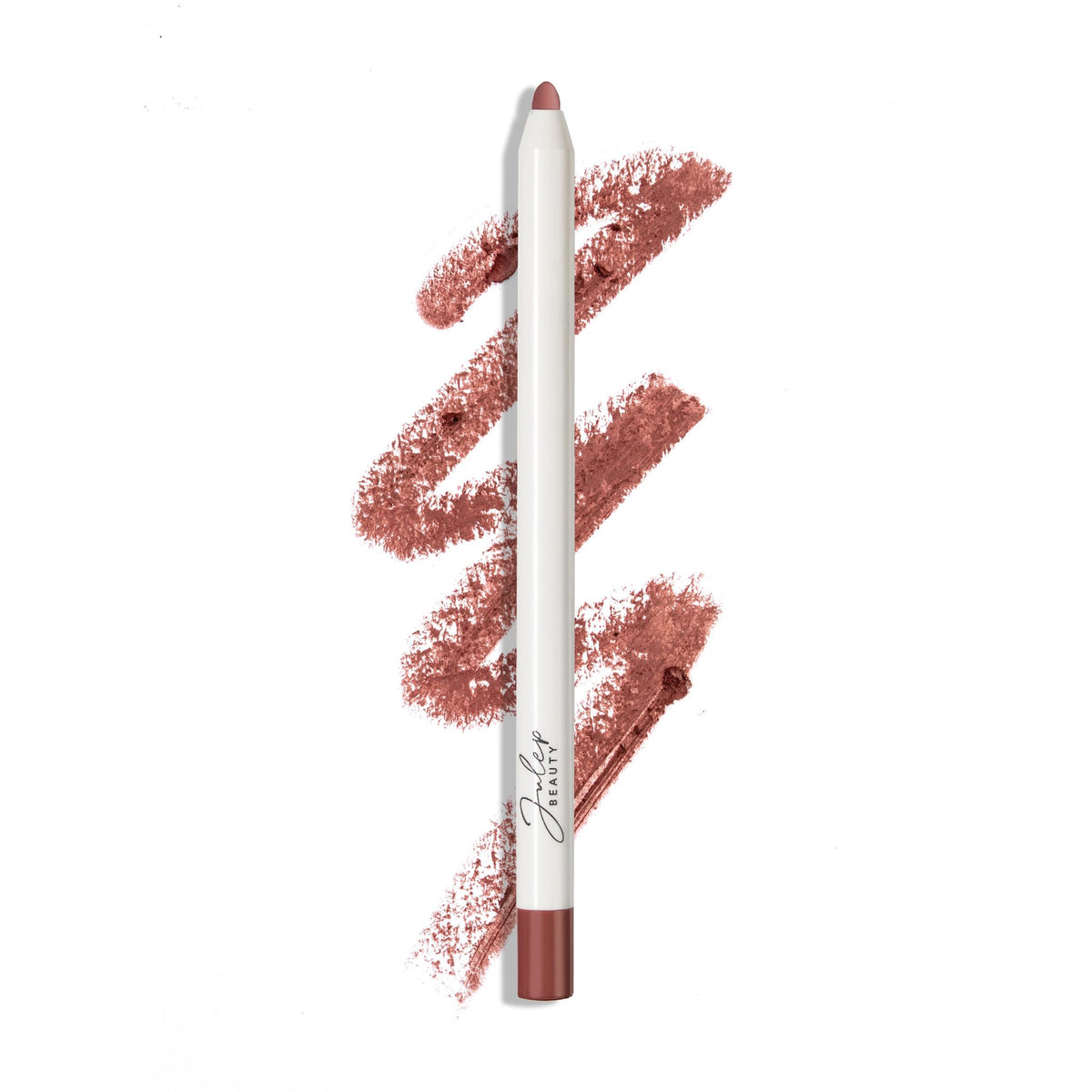 Julep front view of Velvet Mauve retractable lip liner shows sleek design and color benefit